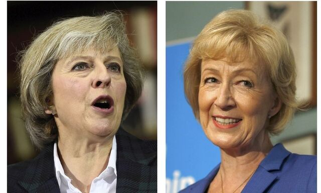 t, Theresa May (l.) und Andrea Leadsom