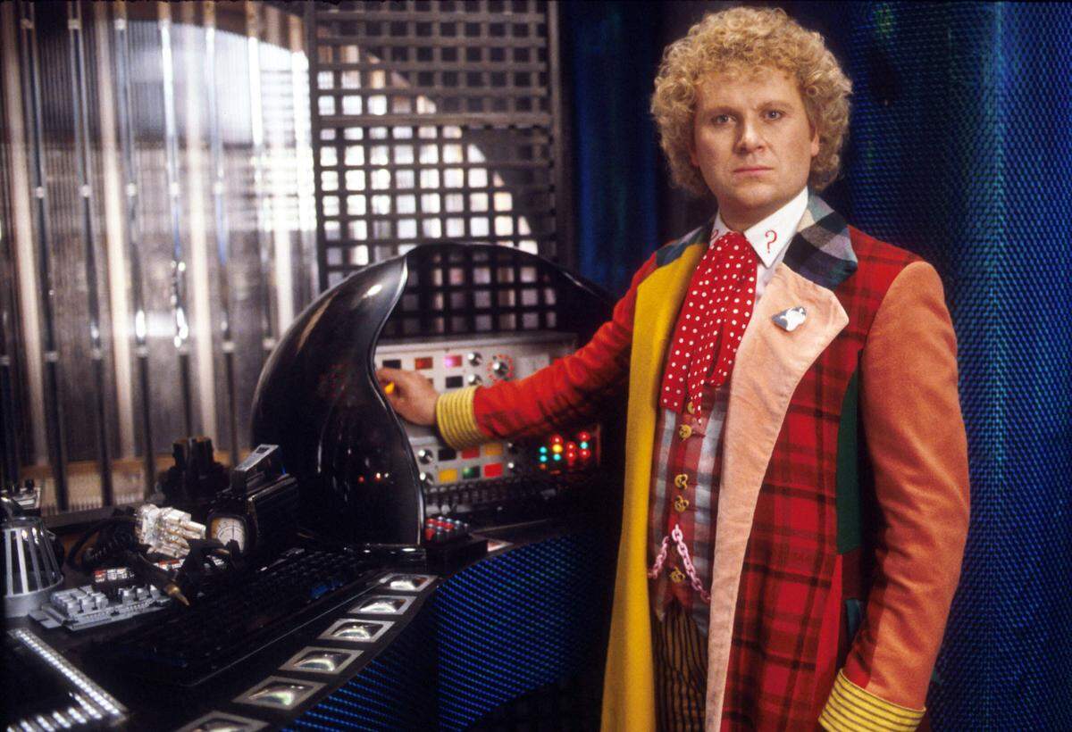 Ein Bild aus den 80er Jahren: Colin Baker war der sechste Dr. Who.