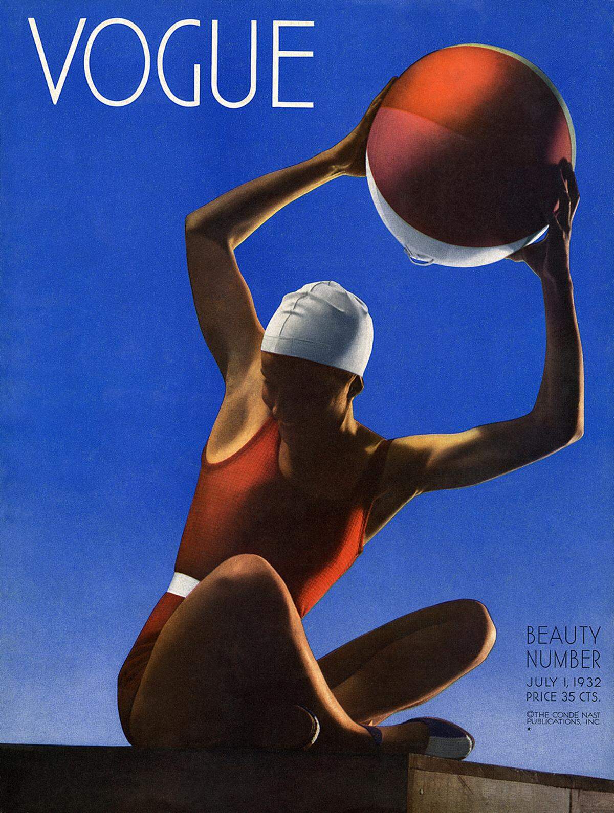 Edward Steichen: Vogue, Juli 1932, Covermotiv vonEdward Steichen, Courtesy Condé Nast Archive