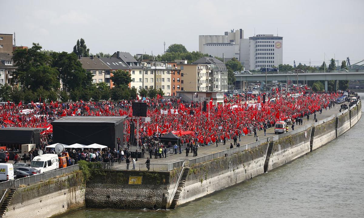 Pro-Erdogan-Demo in Köln