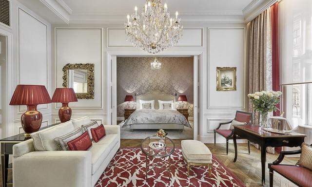 Neue Suite in der Beletage: Im Sacher soll man (wieder) wie in einem Ringstraßenpalais wohnen können.