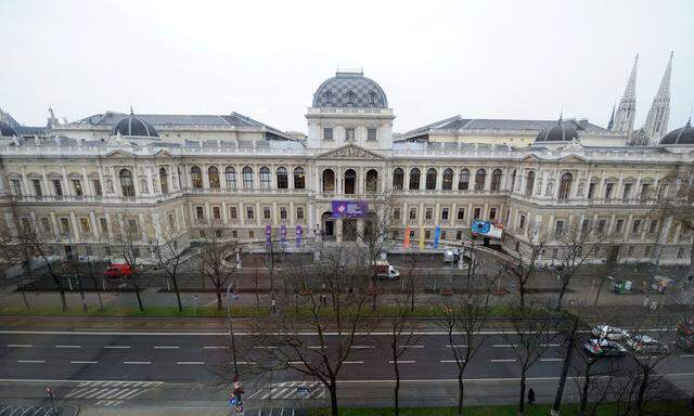 Blick auf die Uni Wien