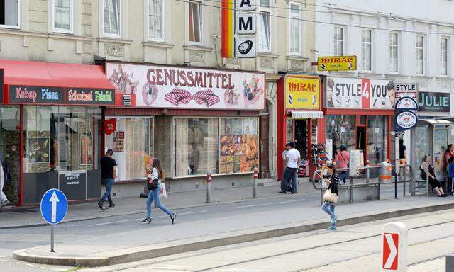 Die Äußere Mariahilfer Straße wird dem aufstrebenden Ruf des Bezirks eher weniger gerecht.