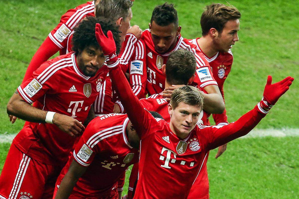 Toni Kroos brachte Bayern in Führung...
