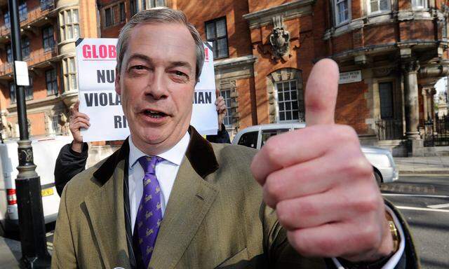 UKIP-Chef Nigel Farage ist schlagfertig, charismatisch – und kaum von Skrupeln geplagt.
