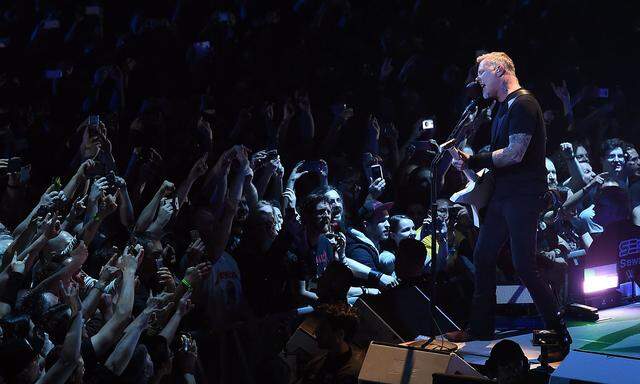 Sänger und Gitarrist James Hetfield: "Ich hätte mit 11 Jahren noch nicht zu Metallica gehen dürfen."