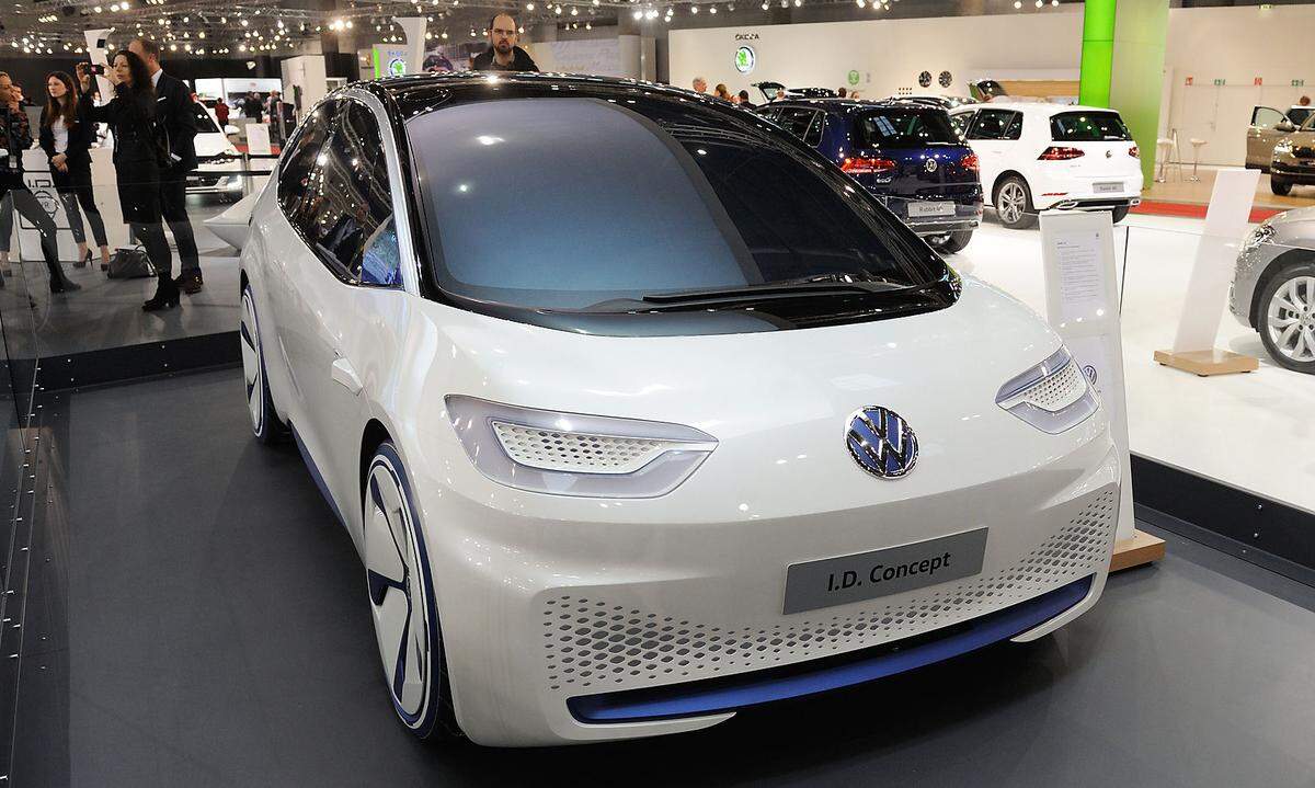 VW ist traditionell die stärkste Marke in Österreich - Marktanteil 2017: 16,6 Prozent. Wie dort die elektrische Zukunft aussehen wird, zeigt die Studie I.D. Concept. Vielleicht geht da noch was beim Design...