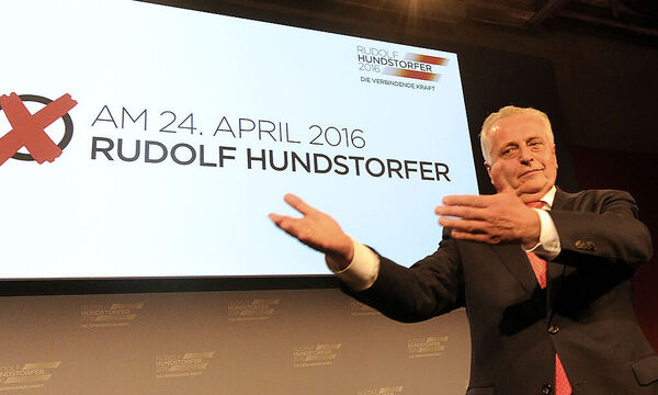 BP-WAHLl: WAHLKAMPFAUFTAKT SPOe: HUNDSTORFER