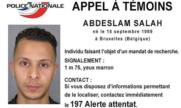 Salah Abdeslam auf einem Fahndungsfoto