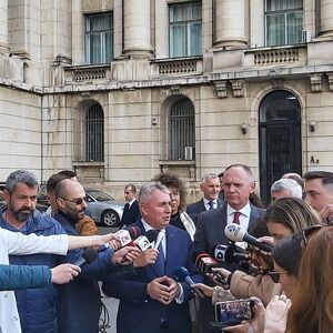 Inennminister Karner bei seinem Besuch in Bukarest.