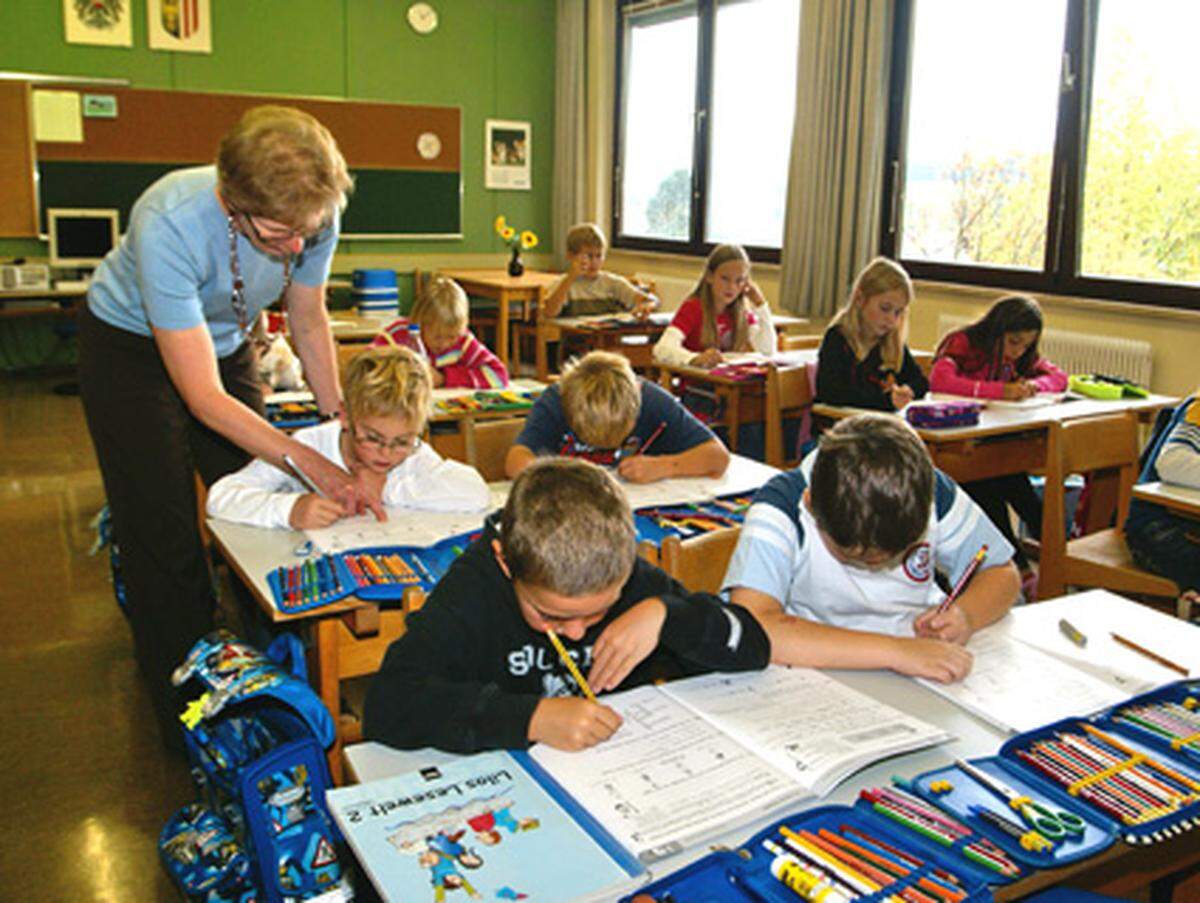 Fast zwei Drittel der Österreicher und der Europäer vertrauen den Lehrern.