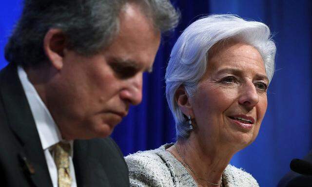 IWF-Vize David Lipton (im Bild neben IWF-Chefin Lagarde): Ohne Strukturreformen kommt die Konjunktur nicht auf die Beine.