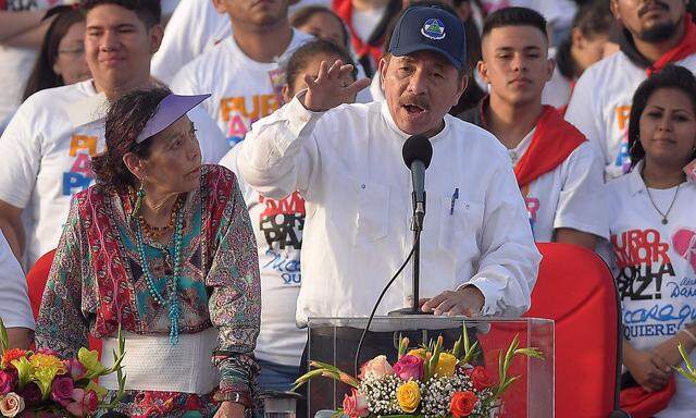 Präsident Daniel Ortega