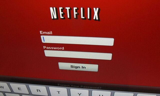The Netflix sign on is shown on an ipad in  Encinitas in this file photo