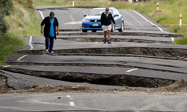 Mehrere hundert Beben erschütterten die Erde in Neuseeland.