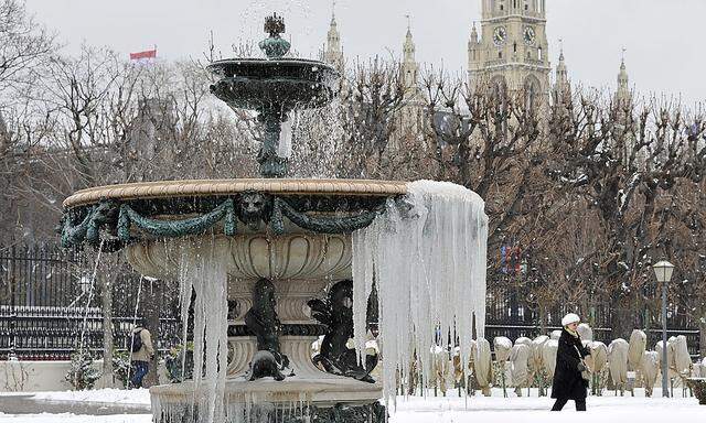 Schnee in Wien