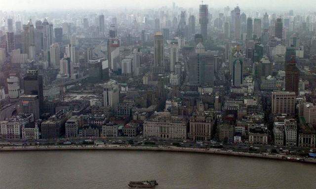 Blick auf Shanghai.