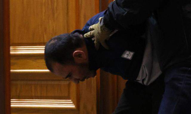 Einer der vier in Moskau einsitzenden Terrorverdächtigen nach dem Anschlag auf die Crocus City Hall.