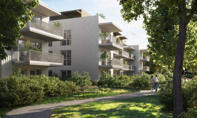 Aktuelles IFA Investment: das Bauherrenmodell Plus „Tiergartenweg 32a–32e“ in Graz.