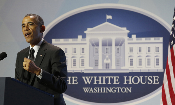 Obama delivers remarks at the Summit on College Opportunity while at the Ronald Reagan Building in Washington