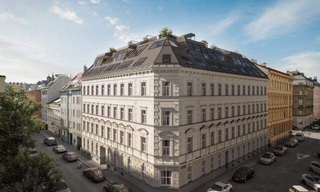 Rund 14.000 Gründerzeithäuser prägen das Stadtbild von Wien (im Bild Ehrenfelsgasse 12, Meidling).
