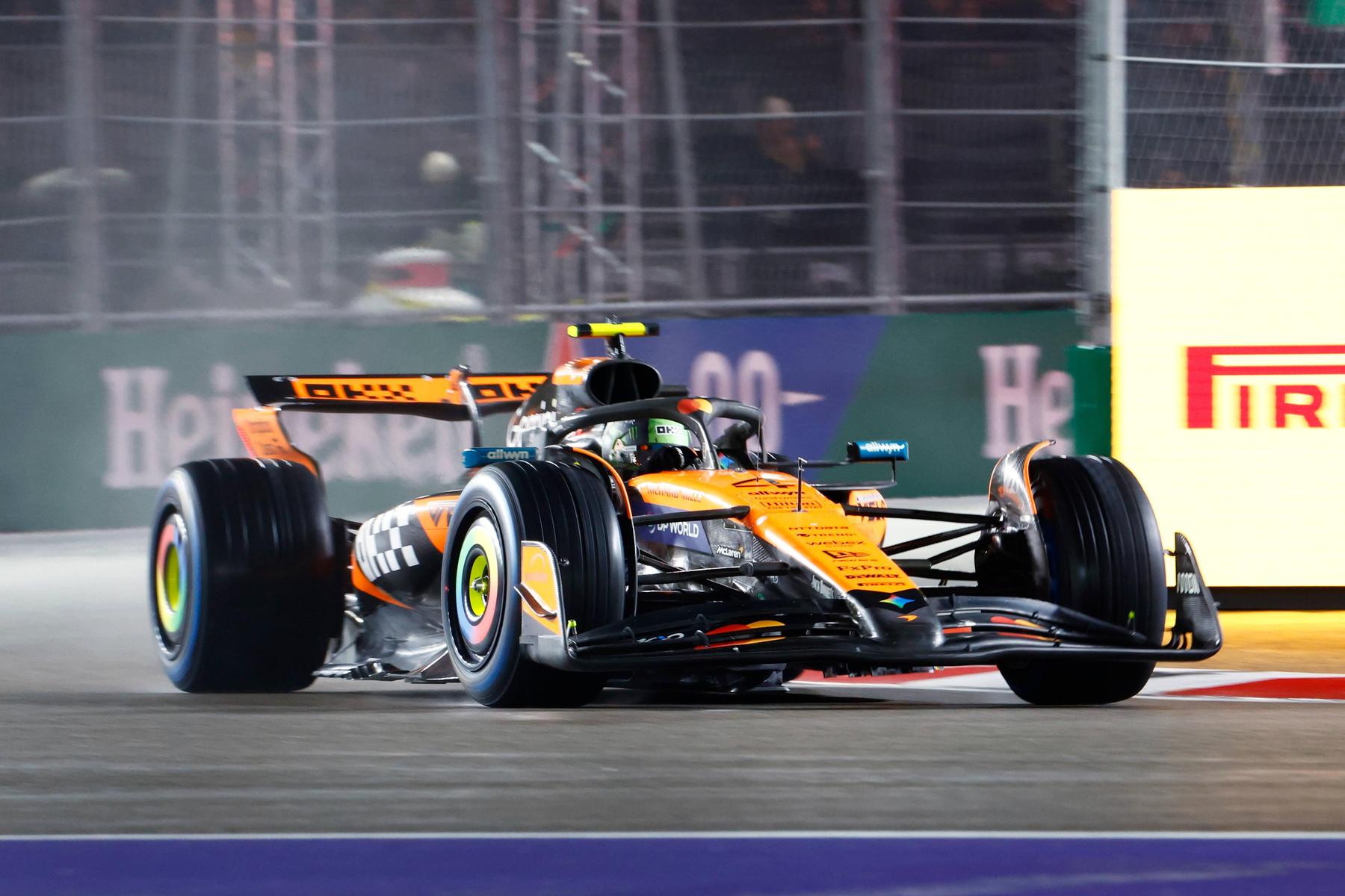 Norris si je v deževnih kvalifikacijah v Las Vegasu privozil najboljši štartni položaj pred Verstappnom