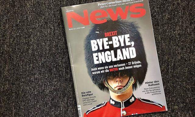 Das Cover der aktuellen Ausgabe von "News". 