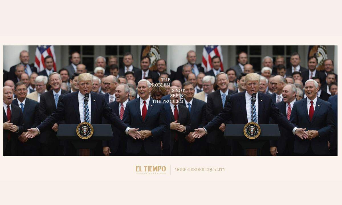 Die größte kolumbianische Zeitung "El Tiempo" denkt, es ist an der Zeit, dass man den Unterschied zwischen den zwei Bildern schneller erkennen sollte.