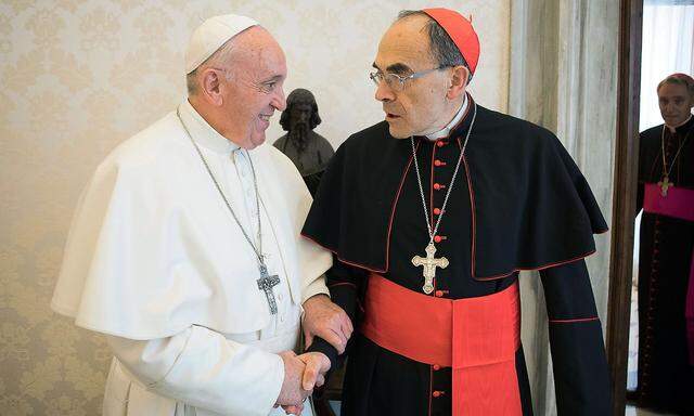 Papst Franziskus traf Kardinal Barbarin zu einer Privataudienz.