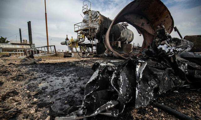 Bei den türkischen Angriffen im Norden Syriens wurden auch Ölanlagen zerstört.