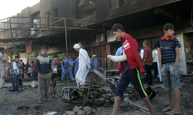Tote Serie Explosionen Bagdad