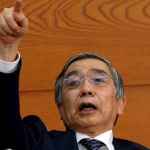 Zentralbankchef Haruhiko Kuroda sieht die wirtschaftliche Erholung auf Kurs. 