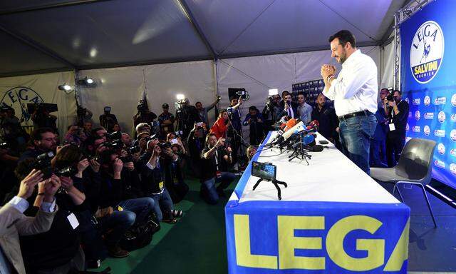 Italiens neuer starker Mann. Die EU-Wahl bestätigte die Position des Lega-Chefs und Vizekanzlers Matteo Salvini. 