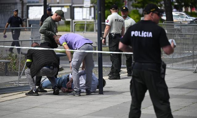 Der Fico-Attentäter wurde kurz nach der Tat überwältigt.