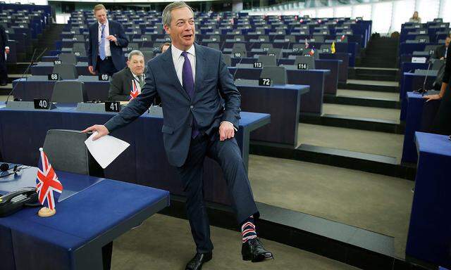 Nigel Farage könnte bei der EU-Wahl seine neue Partei an die Spitze führen und dem EU-Parlament damit einiges an Kopfzerbrechen bereiten.