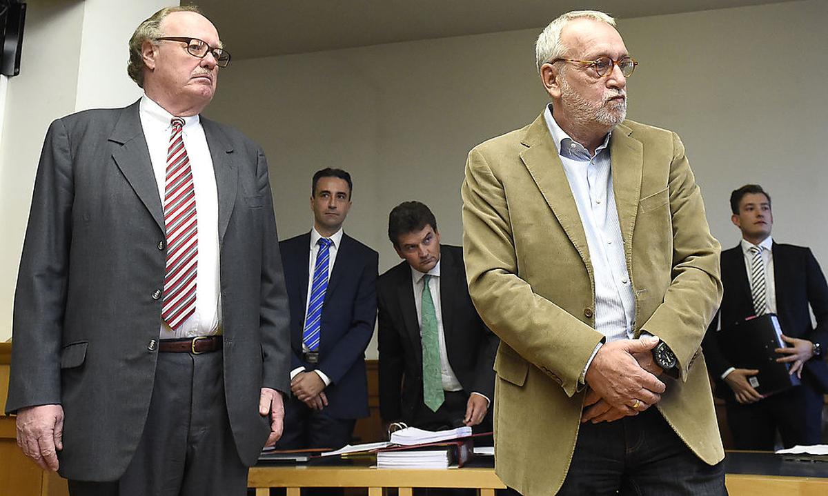 Lobbyist Alfons Mensdorff-Pouilly und Ex-Telekom-Festnetzvorstand Rudolf Fischer