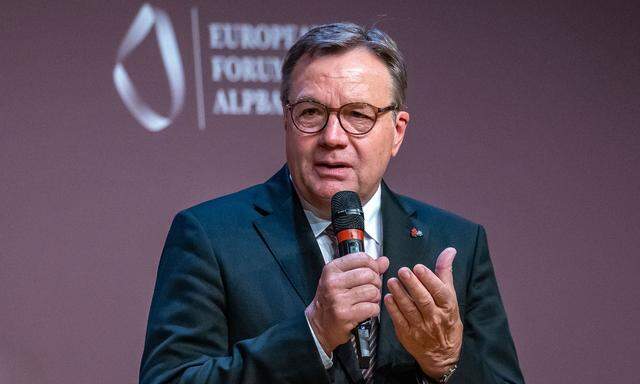 Günther Platter beim Europäischen Forum Alpbach