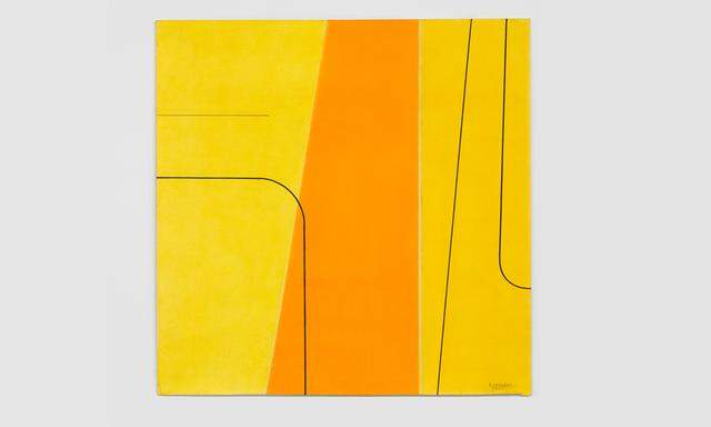 „Untitled“ von 1965 von Bice Lazzari findet man bei Richard Saltoun, der der Künstlerin den ganzen Stand widmet.