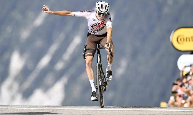 Felix Gall triumphiert bei der Tour de France.