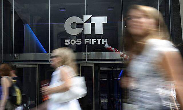 A building bearing the logo of the CIT Group is seen in New York, Monday, July 20, 2009. The board of
