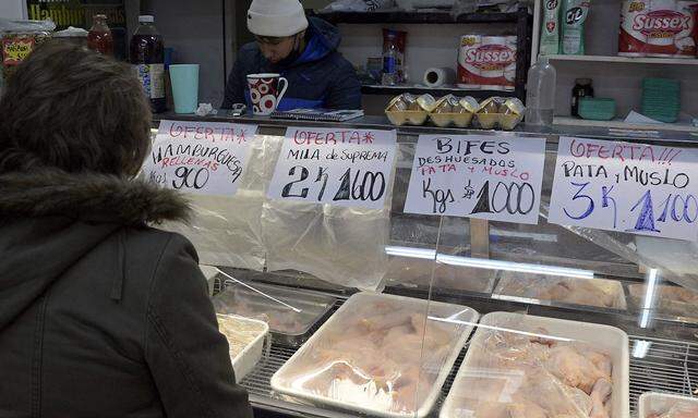 Die Preise in Argentinien steigen rapide.