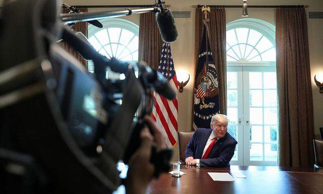 U.S. President Trump participates in meeting with energy sector CEOs at the White House in Washington