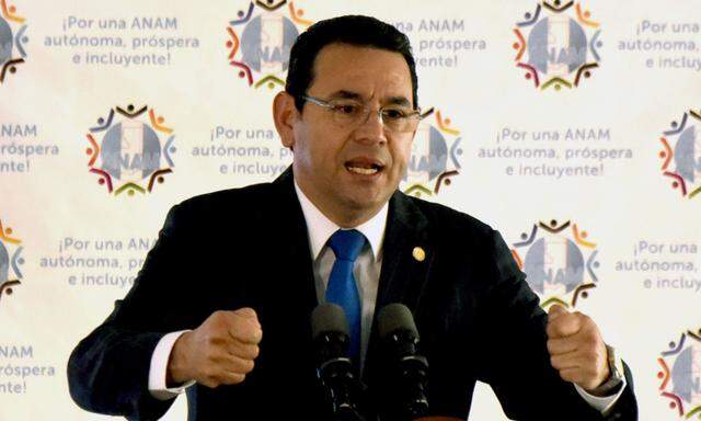 Das Parlament in Guatemala hat sich geweigert, die Immunität von Staatspräsident Jimmy Morales aufzuheben
