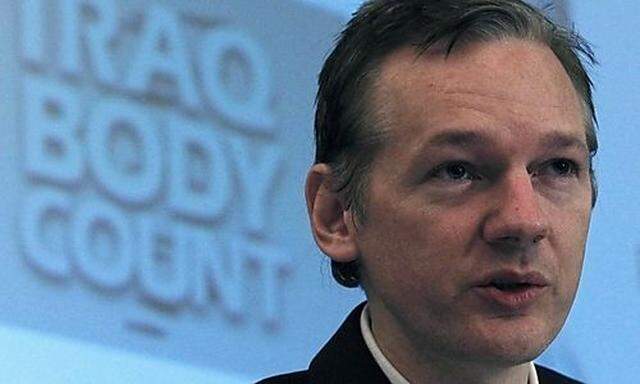 Wikileaks founder Julian Assange speaks during a news conference about the internet release of secret
