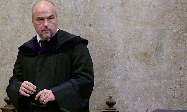 Von seiner Vergangenheit eingeholt: Richter Michael Radasztics, der Leiter des Falschaussageprozesses gegen Sebastian Kurz.