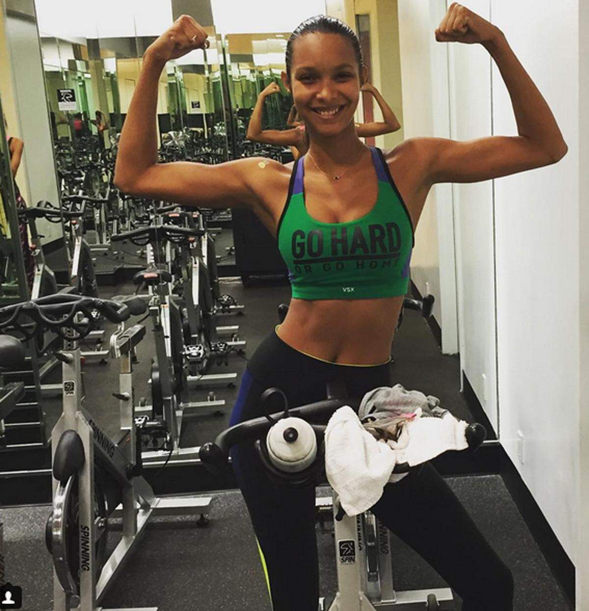 Lais Ribeiro schwört auf Spinning.