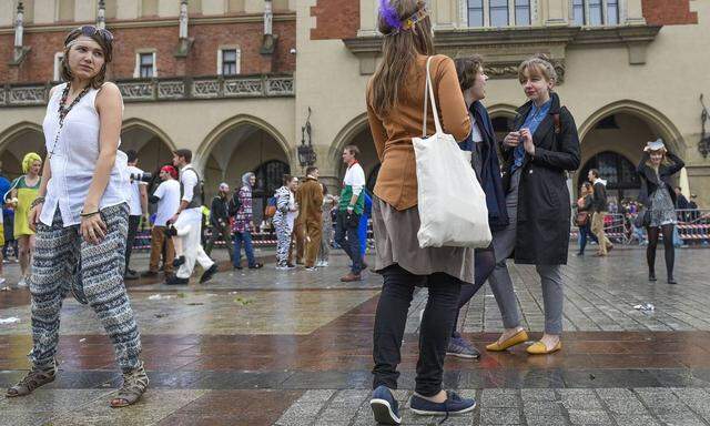 Poland Juwenalia students festival in Krakow Students from all the universities in Krakow attend th