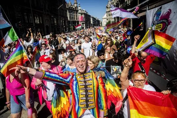Pride parades in many places – like the one pictured here in Hungary – are accompanied by violent socio-political controversies. 