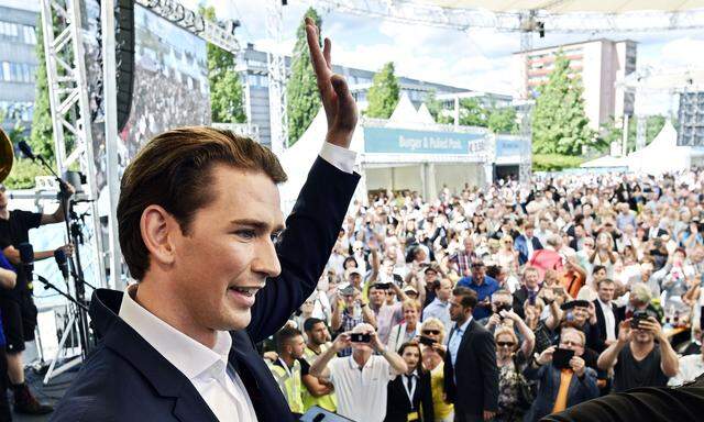 Für ÖVP-Chef Sebastian Kurz wird fleißig gespendet