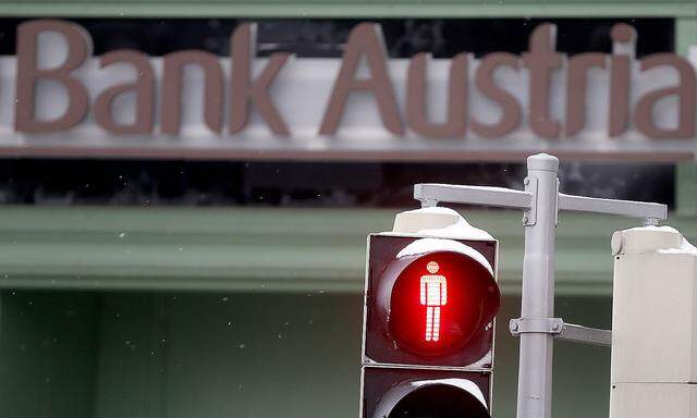 Archivbild: In Wien sind zwei Bank Austria Filialen vorübergehend zu.